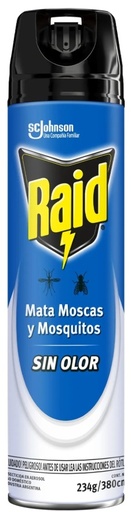 [540*Rai*0142494*1067] Insecticida mata moscas y mosquitos sin olor x 360 cc - Raid