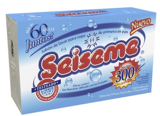 [346*Jab*0103991] Jabon blanco x 300 gr- Seiseme