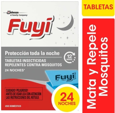 [1163*fuy*0150445*1034] Insecticida tabletas x 24 u - Fuyi