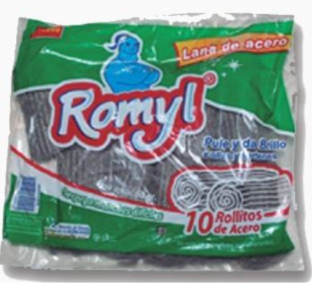 [718*Vir*10048] Lana de acero (virulana) x 10 - Romyl