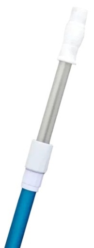 [425*Man*111002] Mango aluminio telescopico liso Ø 32 X 2.40 mts - Vulcano 111002