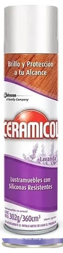 [1175*Cer*0168415*371] Lustramuebles aerosol lavanda x 360 ml - Ceramicol