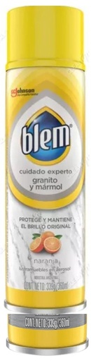 [726*Ble*0118619*118] Lustramuebles aerosol granito y marmol naranja x 360 ml - Blem