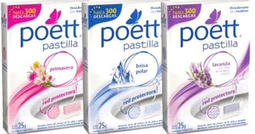 [514*Poe*0141002] Pastilla surtido (primavera-pino y especias-lavanda-brisa polar) x 25 gr - Poett