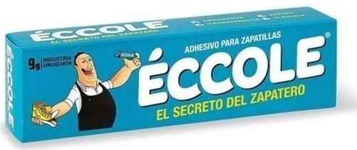 [1284*Ecc*0167870] Pegamento adhesivo para zapatillas x 9 gr - Eccole