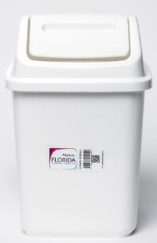 [553*Rec*80335] Recipiente residuo cuadrado de 6 lts - Florida