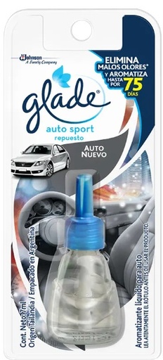 Repuesto auto sport x 7ml - Glade