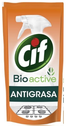[153*Rep*0175110] Repuesto antigrasa cocina biodegradable doy pack x 450 ml - Cif