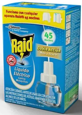 [778*Rai*0103947*1163] Repuesto insecticida electrico liquido 45 noches - Raid