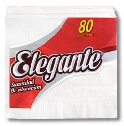 [630*Ser*941*0132640] Servilletas elegante soft 32x32 x 80 u (30) - Elegante