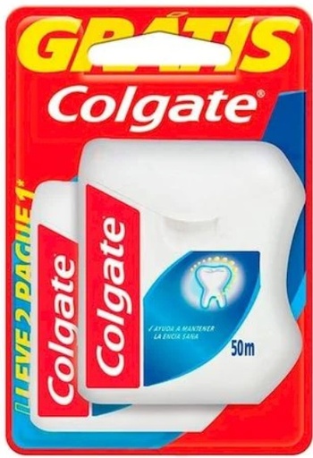 [1351*Hil*0135559] Hilo dental x 50 metros x 2 - Colgate