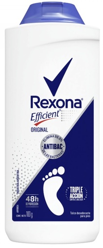 [1480*Tal*0] Talco efficient original antibac x 100 gr - Rexona