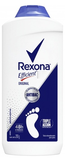 [1481*Tal*0] Talco efficient original antibac x 200 gr - Rexona