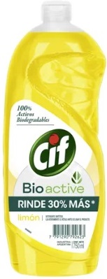 [1489*Det*0] Detergente bio active gel limon (poder x 5) x 750 cc - Cif