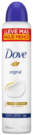 [1491*Des*0179051] Desodorante original crema humectante con vitamina e x 250 ml - Dove