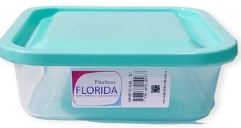 [1529*Her*80828] Hermetico cuadrado x 1,70 lts - Florida