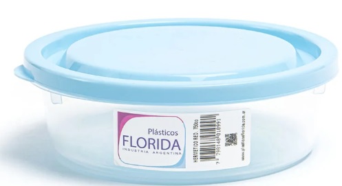 [1534*Her*80825] Hermetico redondo (tarta o pizza) - Florida