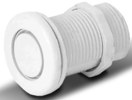 [1582*Pul*101103] Pulsador neumatico blanco - Vulcano 101103