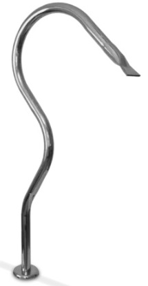[1613*Cas*117010] Cascada AISI tubular boquilla plana x 108 cm alto (Cascada pico pato, cuello de cisne)  - Vulcano 117010