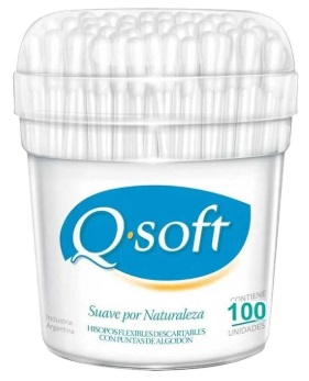 [1615*His*0125027] Hisopos x 100 u - Q soft