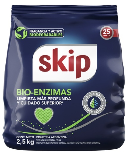 [1641*Jab*0173170] Jabon en polvo bio-enzimas x 600 gr - Skip