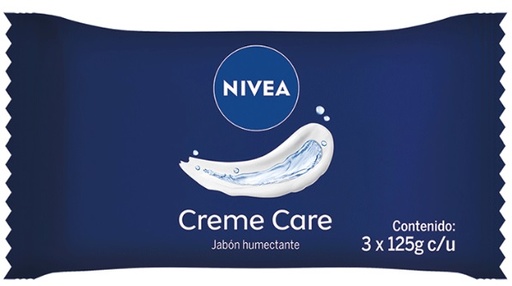 [1667*Jab*0*092818] Jabon creme care humectante 3 unidades x 125 gr - Nivea