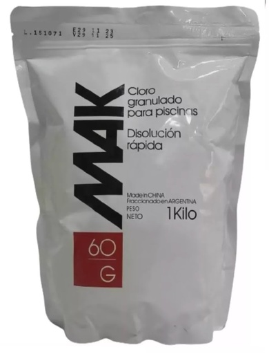 [1694*Clo*MAK32*DP001K*01] Cloro granulado rapido x Kg - Makinthal Mak32