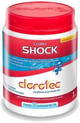 [1702*Clo*74025] Cloro granulado rapido (shock) x Kg - Clorotec 74025